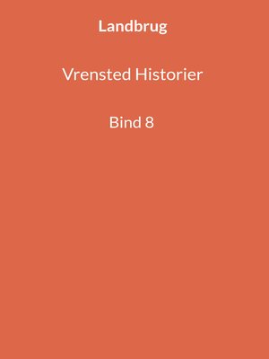 cover image of Vrensted Historier